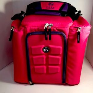 Insulated large capacity meal and supplement carry all